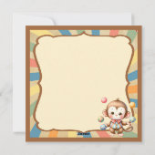 Baby Circus Feiertagskarte (Rückseite)