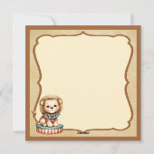 Baby Circus Feiertagskarte (Rückseite)