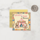 Baby Circus Mitteilungskarte (Vorderseite/Rückseite Beispiel)