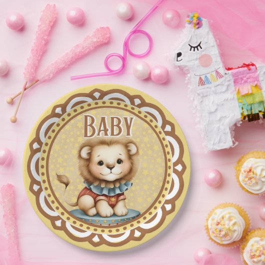 Baby Circus Pappteller (Party)
