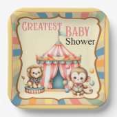 Baby Circus Pappteller (Vorderseite)
