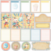 Baby Circus Planner Sticker (Vorderseite)