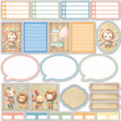 Baby Circus Planner Sticker (Vorderseite)