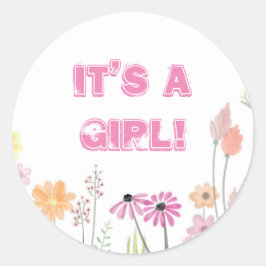 BABY CLASSIC ROUND STICKER