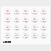 BABY CLASSIC ROUND STICKER (Blatt)