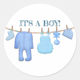 BABY CLASSIC ROUND STICKER