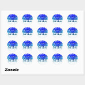 BABY CLASSIC ROUND STICKER (Blatt)