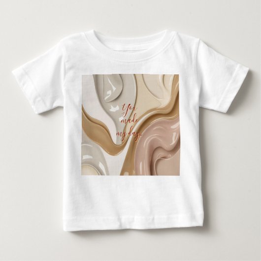 Baby Classic T - Shirt in stilvoller Grafik (Vorderseite)