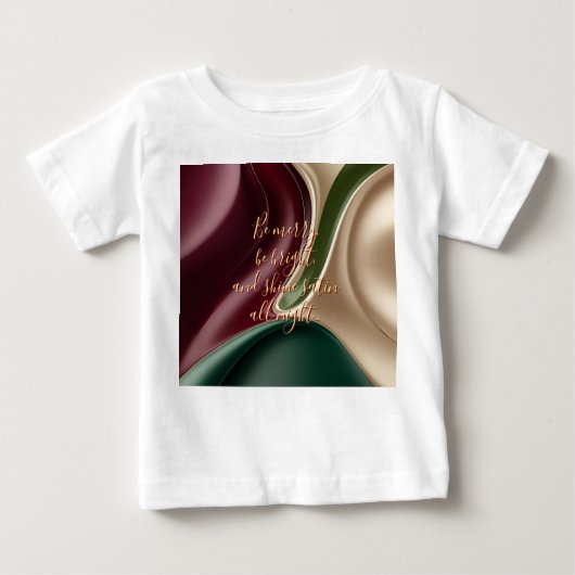 Baby classic t-shirt in stylish graphic (Vorderseite)