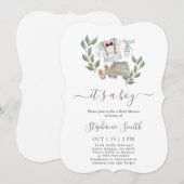 Baby Clothes Baby Shower Boy Einladung (Vorne/Hinten)