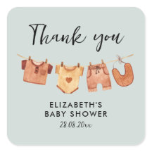 Baby Clothes Babydusche Danke
