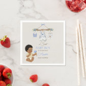 Baby Clothes Boy Baby Dusche Elfenbeinblau Serviette (Beispiel)