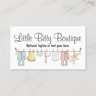 Baby Clothesline Boutique Social Media Visitenkarte
