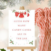 Baby Clothesline Guess How Many Shower Game sign Einladung