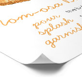 Baby Clothesline Orange Fruit Mama Osa Bar Poster (Ecke)