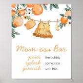 Baby Clothesline Orange Fruit Mama Osa Bar Poster (Vorne)