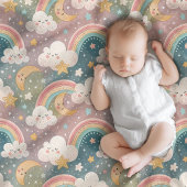 Baby Cloud Blanket Pastel Hues for Sweet Dreams Fleecedecke