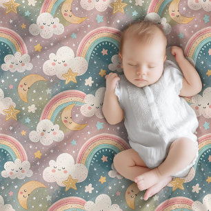 Baby Cloud Blanket Pastel Hues for Sweet Dreams Fleecedecke