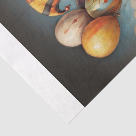 Baby Clown in Circus - Decoupage - Seidenpapier (Detail)