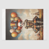 Baby Clown in Circus - Decoupage - Seidenpapier (Vorderseite)