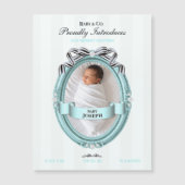 Baby & Co Birth Announcement Magnet (Vorderseite)