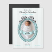 Baby & Co Geburtsankündigung Magnet (Vorne/Hinten)