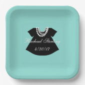 BABY & CO Little Black Dress Dusche Party Pappteller (Vorderseite)