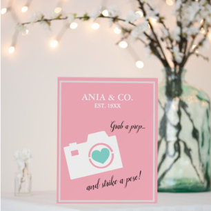 BABY & CO Sprinkle Dusche Foto Stand Party Easel Poster