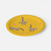 Baby Coatis Pappteller (Schrägansicht)