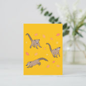 Baby Coatis Postkarte (Stehend Vorderseite)
