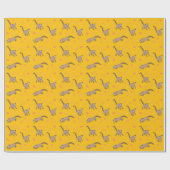Baby Coatis Wrapping Paper Geschenkpapier (Flach)