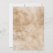 Baby Coffee Bean gender neutral Baby Shower  Einladung (Rückseite)