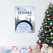 Baby Cold Outdoor Bear Winter Moderner Empfang Poster