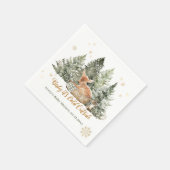 Baby Cold Outdoor Rustic Deer Winter Baby Dusche Serviette (Ecke)