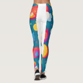 Baby Colorful Personalisiert Pattern Leggings (Rückseite)