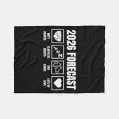 Baby Coming Soon 2026 Pregnancy Announcement Forec Fleecedecke (Vorderseite (Horizontal))