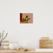 Baby Conure Parrots Bird Poster (Küche)