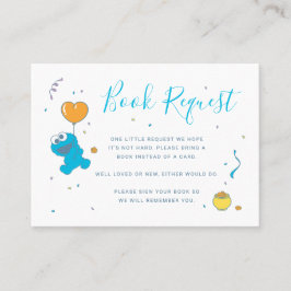 Baby Cookie Monster Buchanfrage Platzkarte