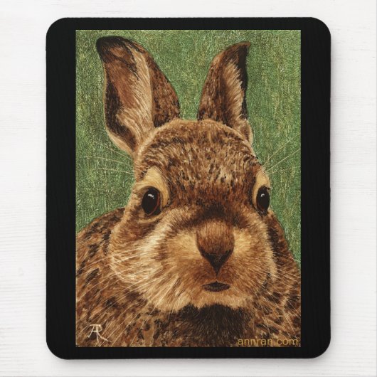 Baby Cottontail Rabbit Mousepad (Vorne)