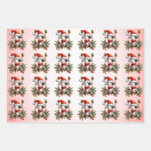 Baby Cow (Calf) Weihnachtskids Geschenkpapier Set (Vorderseite)