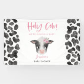 Baby Cow Girl Baby Showbanner Banner (Horizontal)