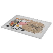 Baby Cow Rustic Brown Schneidebrett (Ecke)