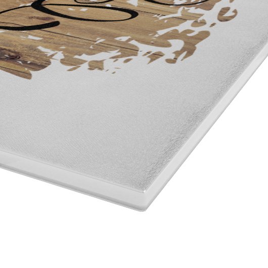 Baby Cow Rustic Brown Schneidebrett (Ecke)