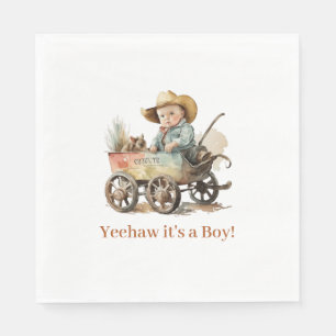 Baby Cowboy Baby Dusche Serviette