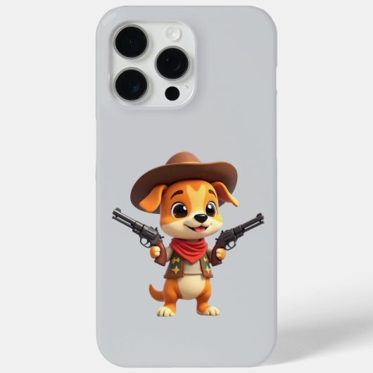 Baby Cowboy Dog iPhone/iPad Case (Rückseite)
