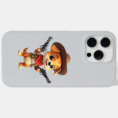 Baby Cowboy Dog iPhone/iPad Case (Rückseite (Horizontal))