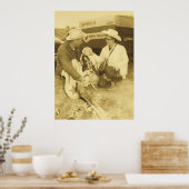 BABY COWBOY POSTER DRUCKEN (Küche)