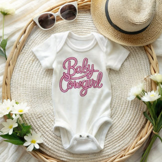 Baby Cowgirl Baby Strampler