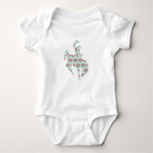 Baby Cowgirl Pink Turquoise Bronc Rodeo Aztec West