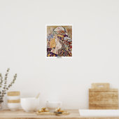 Baby Cradle von Klimt Gustav Poster (Küche)
